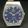 AUTOMATIC 46941 VINTAGE ORIENT JAPAN MENS BLUE COLOR DIAL WATCH a701842-5 R207-a701842