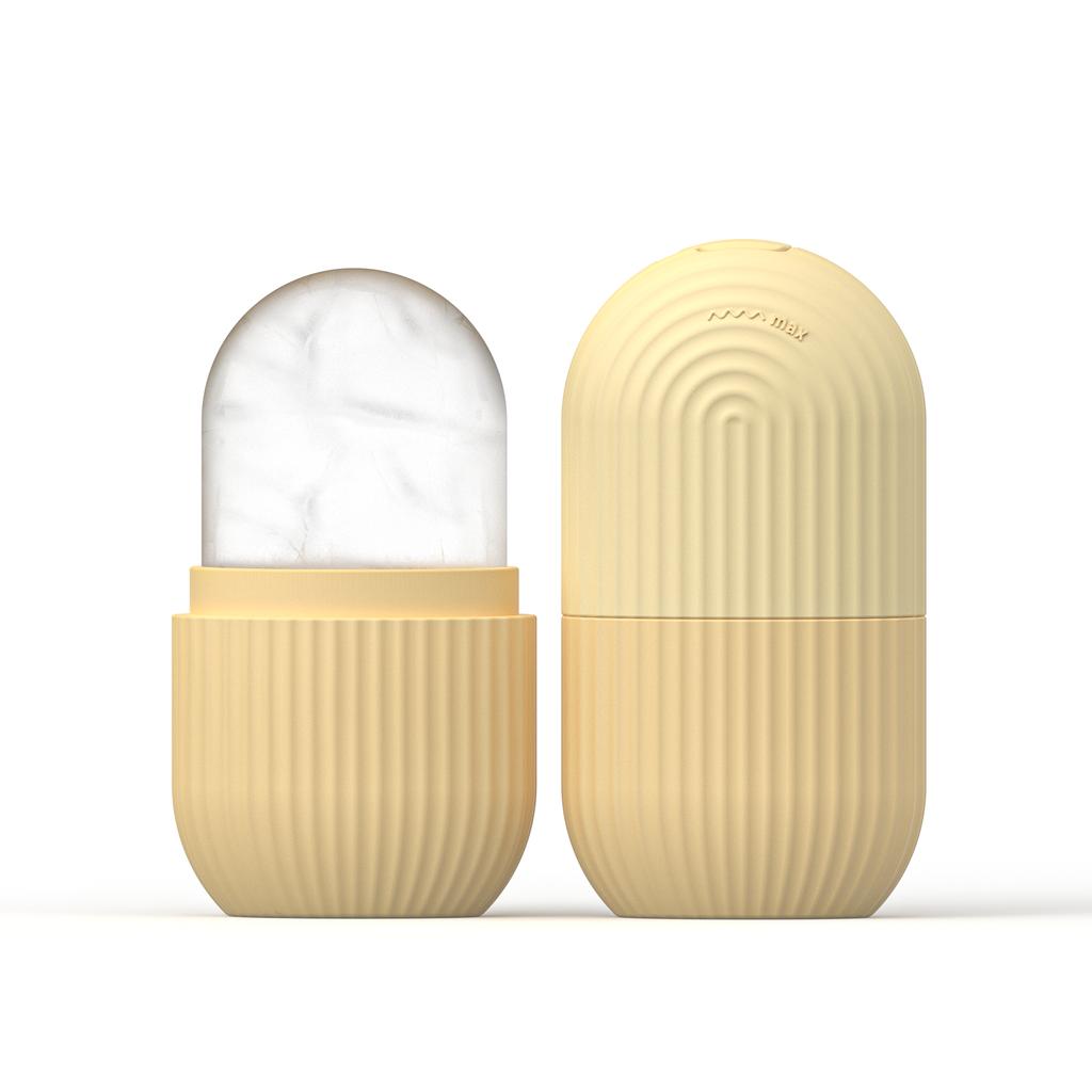 1 Stück Silikon-Gesichts-Eiswürfelform für Schönheit und Hautpflege Silikon-Gesichts-Eisroller