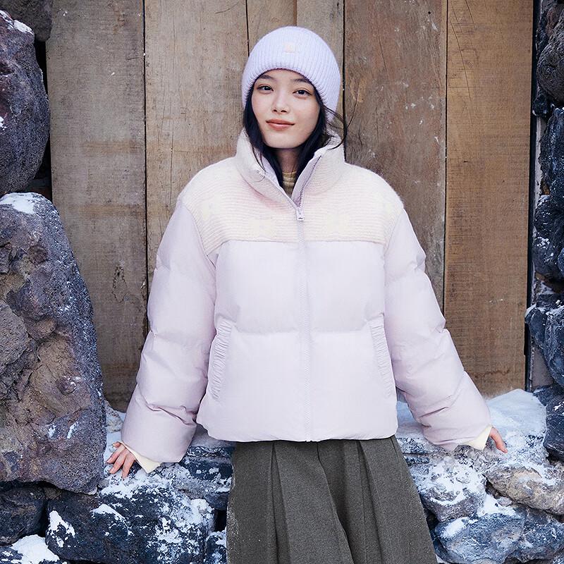 LED'IN Women's Short Korean Style Down Jacket