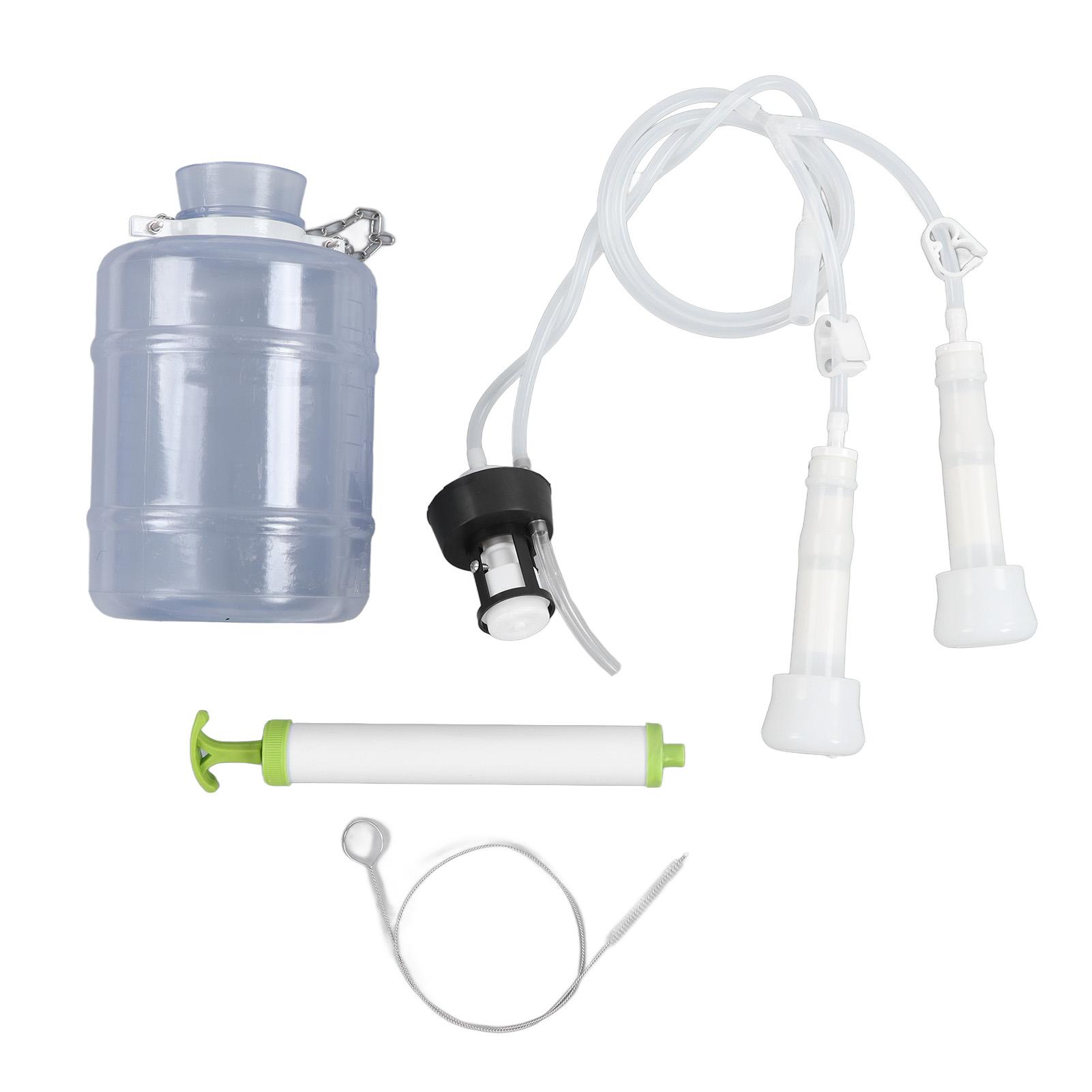 

Manual Milking Machine 3000ml Effort Saving Operation Strong Durable PEC Portable Milking Kit for