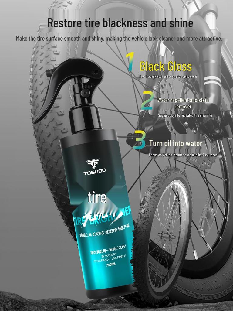 Tass Captain Bike Tire & Body Coating Agent for Road & Mountain Bikes