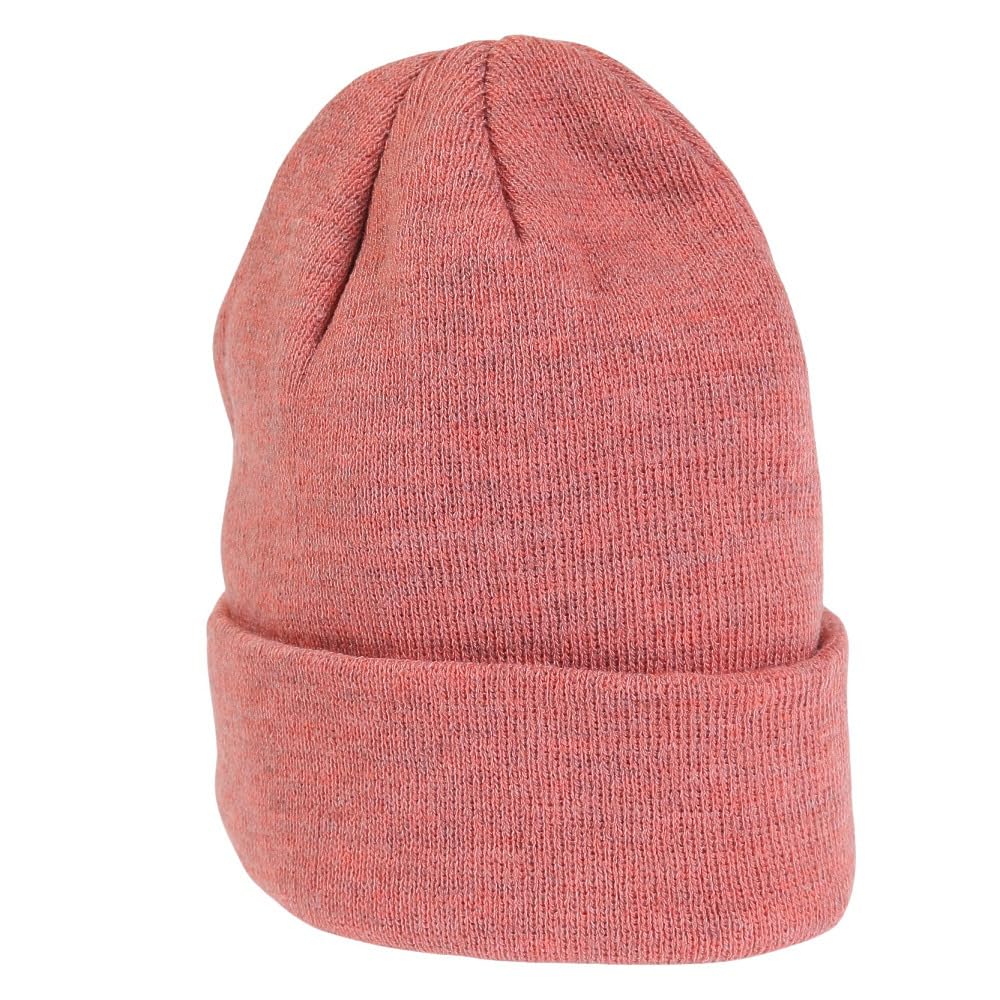 Volcom Knit Cap Brand FAVE Earth Women's (Solid Logo) [K5852405 / V.CO BEANIE] Hat, Pink, O/S