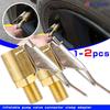 Inflatable Pump for Car Tire Air Chuck Inflator Pump Valve Connector Clip-on Adapter Brass Auto Tyre Wheel Valve Inflatable Pump