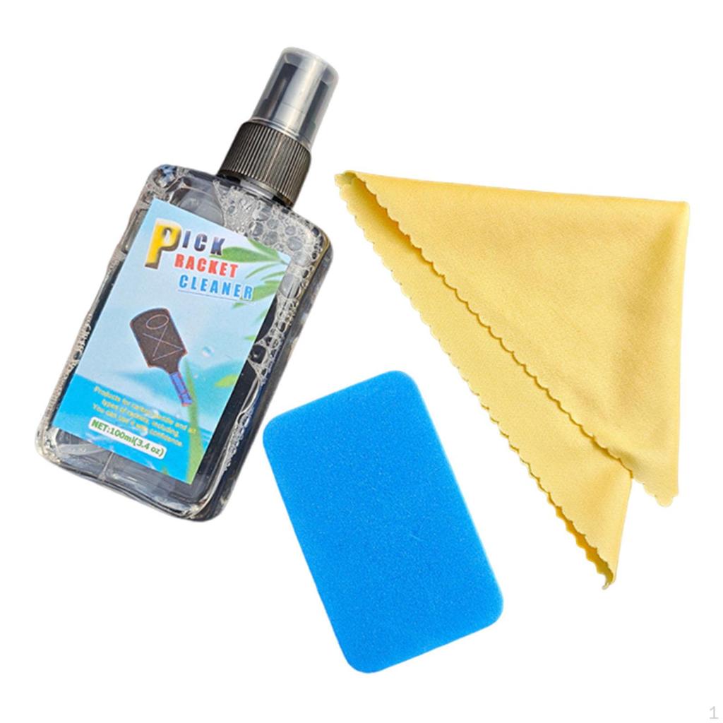 100 Ml Pickleball Racket Cleaner Cleaning Agent Lightweight Professional Increase Rotate and Control
