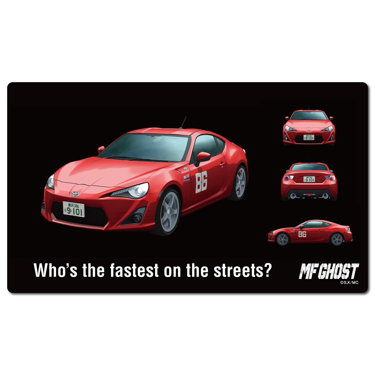 

MF Ghost Toyota 86GT Резиновый коврик