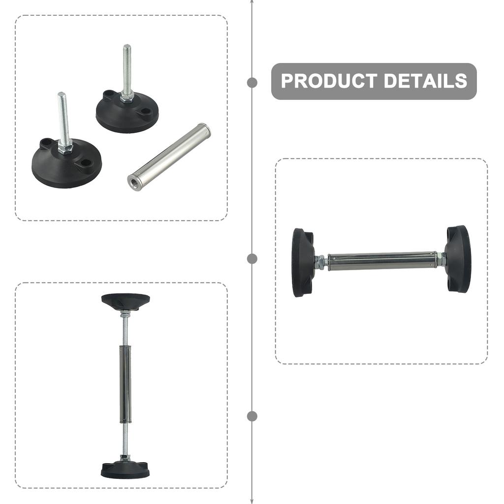 1/2pcs Telescopic Support Rod Cabinet Adjustable 300kg Weight Capacity Sink Support Woodworking Installation Lifting Support