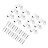 12 Set Stainless Steel Standoff Screws 16x30mm Advertising Acrylic Glass Standoff Nail for