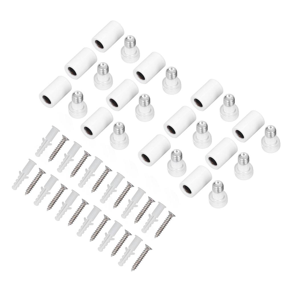 12 Set Stainless Steel Standoff Screws 16x30mm Advertising Acrylic Glass Standoff Nail for