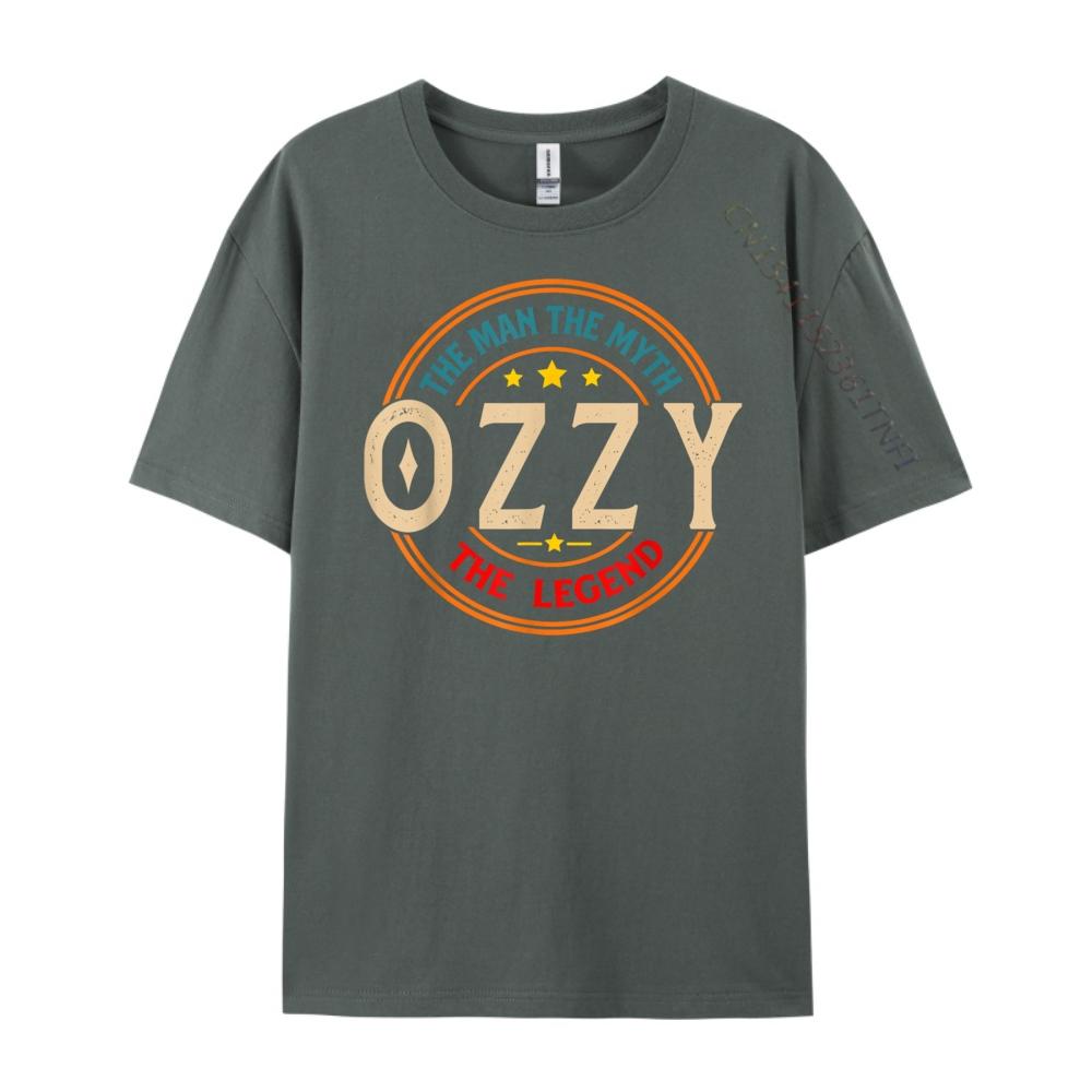 Ozzy Der Mann Der Mythos Die Legende Personalisierte Grafik T-Shirts Herren Übergroß Bedrucktes T-Shirt T-Shirt Normal