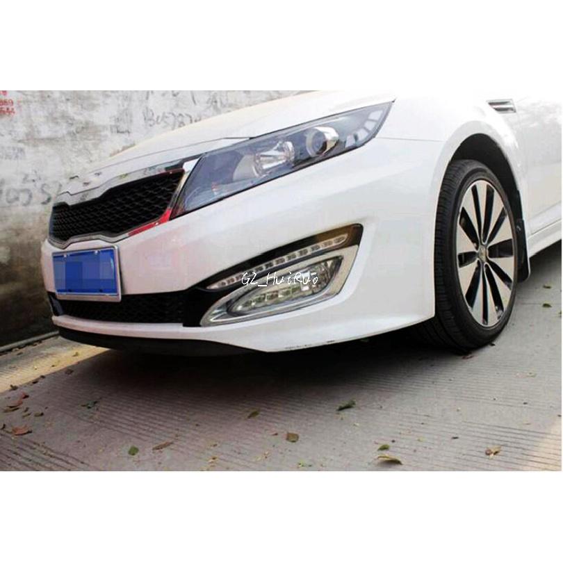 For KIA Optima/K5 20112012 2013 ABS Chrome Front Fog light Lamp Cover Trim Car-styling Car-covers