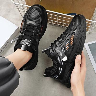 Fashion Tennis Deals Thick Platform Men's Casual Sneakers Mesh Upper Korean Wide Athletic Breathable All Brands Gym Male Sports Shoes