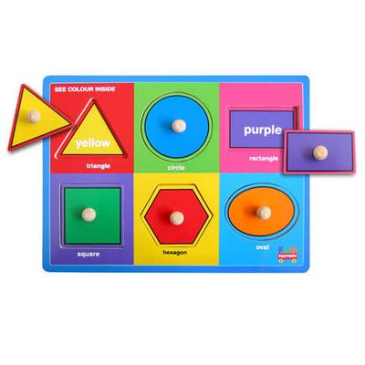 Fun Factory Holzpuzzle mit Knöpfen (Formen)