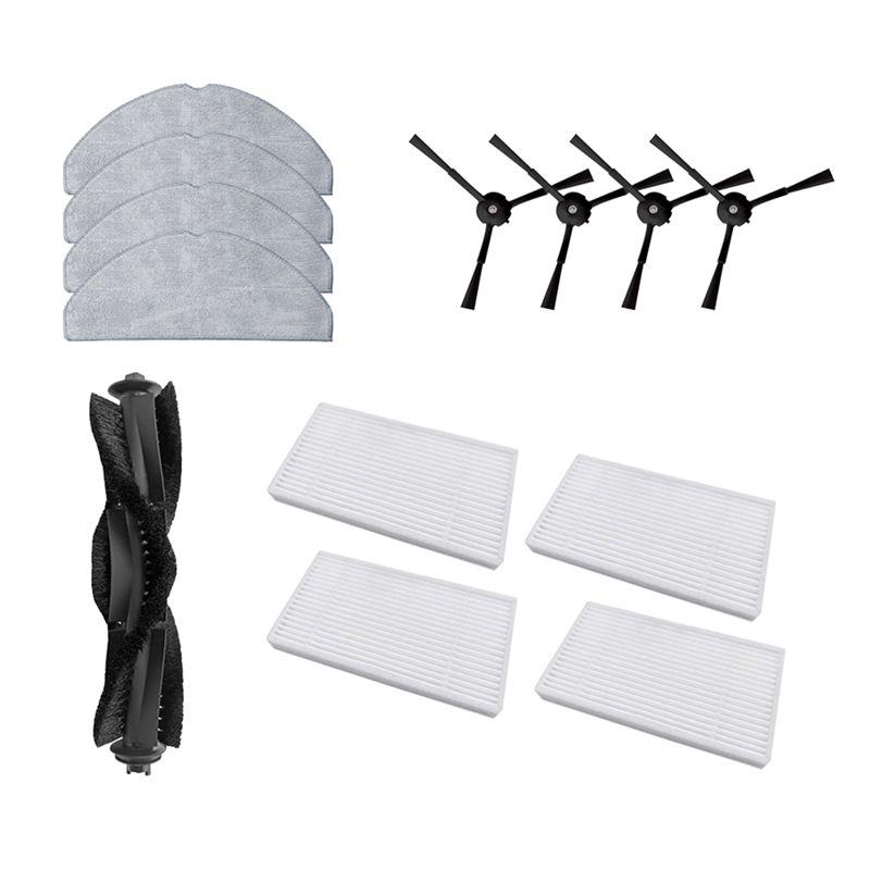AEE4-For RV20 Max Plus / TP-Link Tapo RV30 Max Plus / RV30 Max / RV20 Max Robot Vacuum Main Side Brush Mop Filter