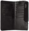 ASSOB Leather Mobile Long Wallet Black