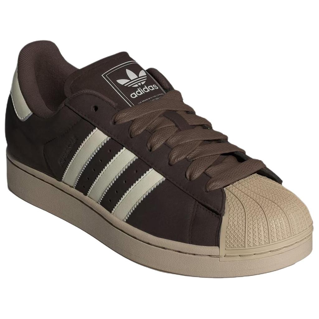 adidas Superstar 2 Aurora Coffee Off White Stone Khaki Unisex Tenisky Hnědé IH9314
