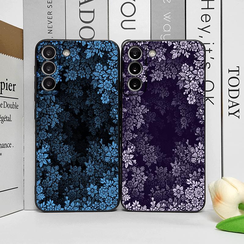 Retro Colorful Flower Phone Case for Motorola Moto Edge 50 Fusion 40 30 Neo G34 E14 G75 G85 G54 Pro 5G Floral Pattern Soft Cover