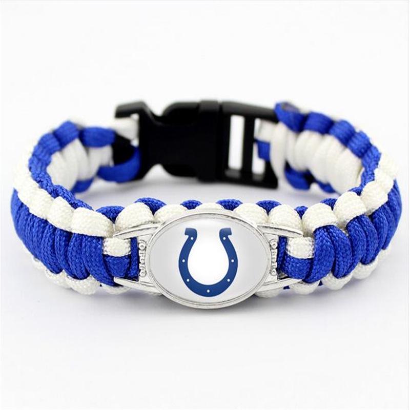 Handgeflochtenes NFL Paracord-Armband für Herren - 32 Teamoptionen für europäische & amerikanische Sportler