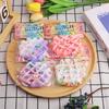 Flashing Cat Paw Squeeze Toys TPR Kawaii Squishy Food Toys Taba Squishy Toys Sensory Stress Relief Fidget Toys for All Ages