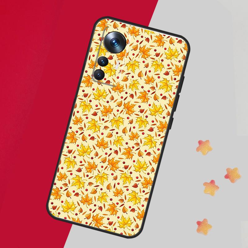 Autumn Leaves Fall Fox Case For Xiaomi 14T 11T 12T 13T 15 Pro 13 14 Ultra Cover For POCO F7 F5 F6 X3 X5 X6 X7 Pro