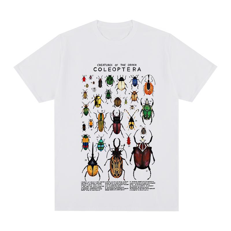 

creatures of the order coleoptera Vintage Tshirt Cotton Men T shirt New Tee Tshirt Womens Tops S
