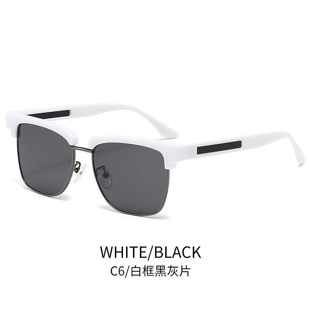 

Коробка Модные солнцезащитные очки Стойка для бровей Мужские и женские металлические солнцезащитные очки Солнцезащитные очки 55-17-142