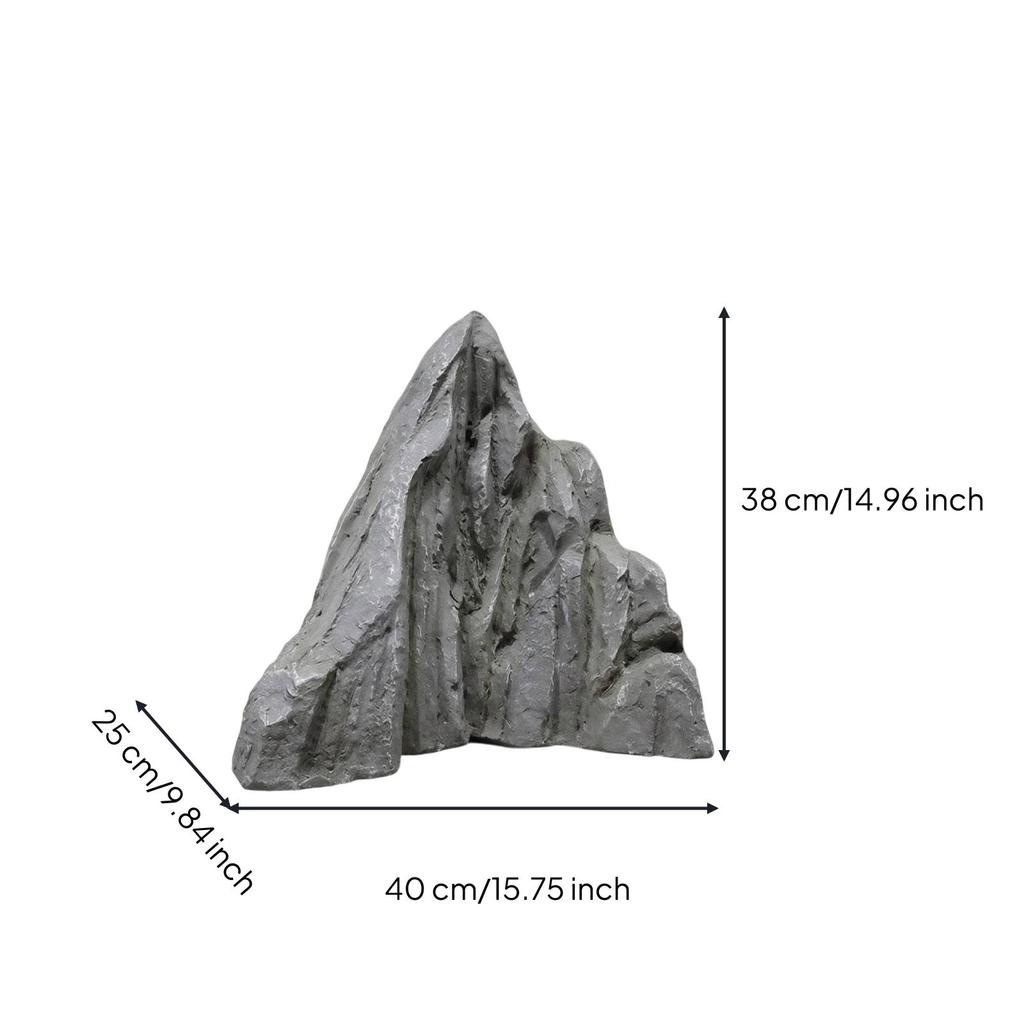 Fake Rock Landscape Sculpture Zenthemed Lightweight for Entryway