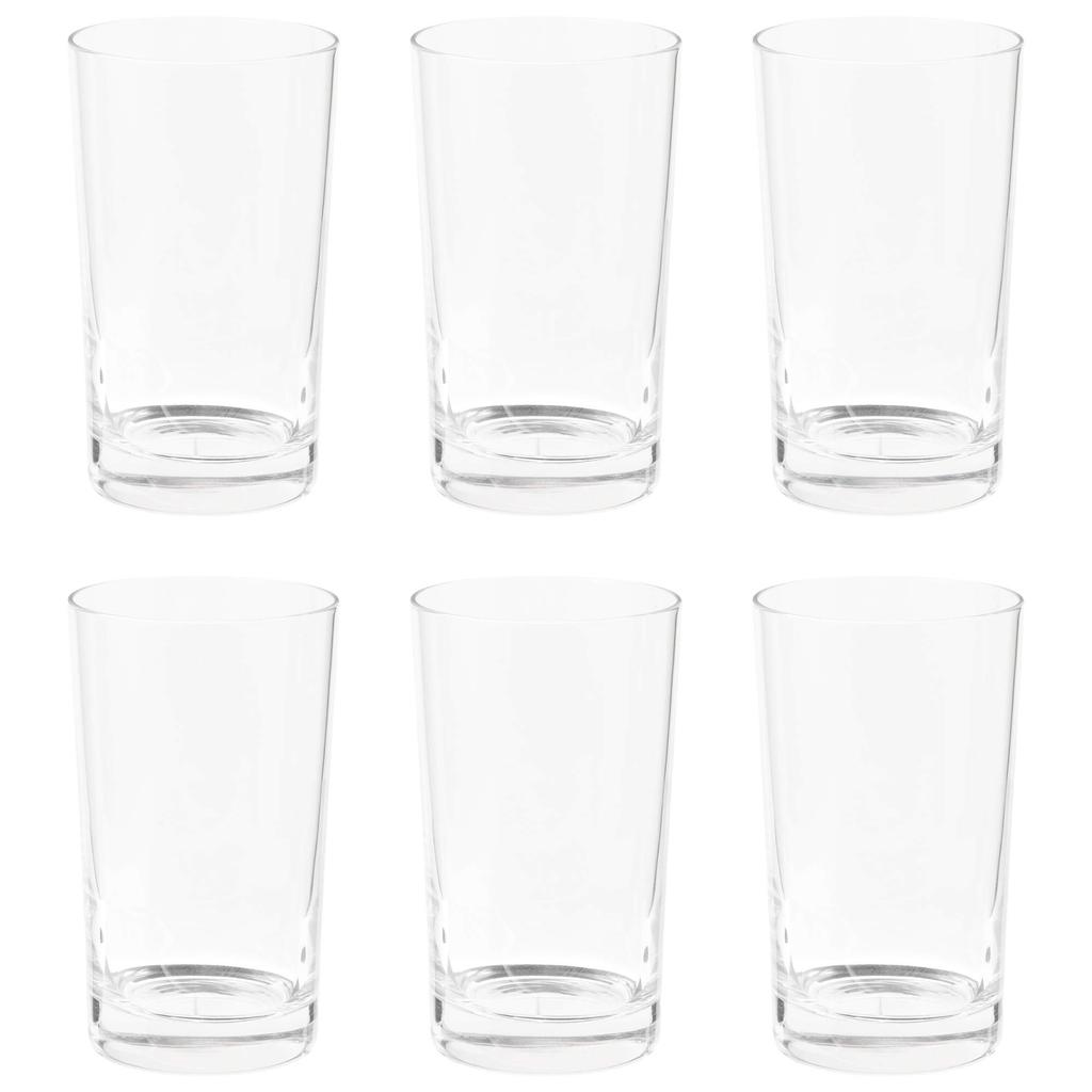 Toyo Sasaki Glas Tumblerglas Sun Ace Tumbler 260ml Set om 6 Tillverkad i Japan Tål diskmaskin Okrossbart Glas Kopp Ölglas Highballglas