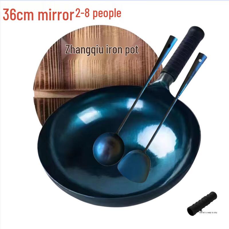 Zhangqiu Master Hand-Forged Iron Wok - Mirror Finish