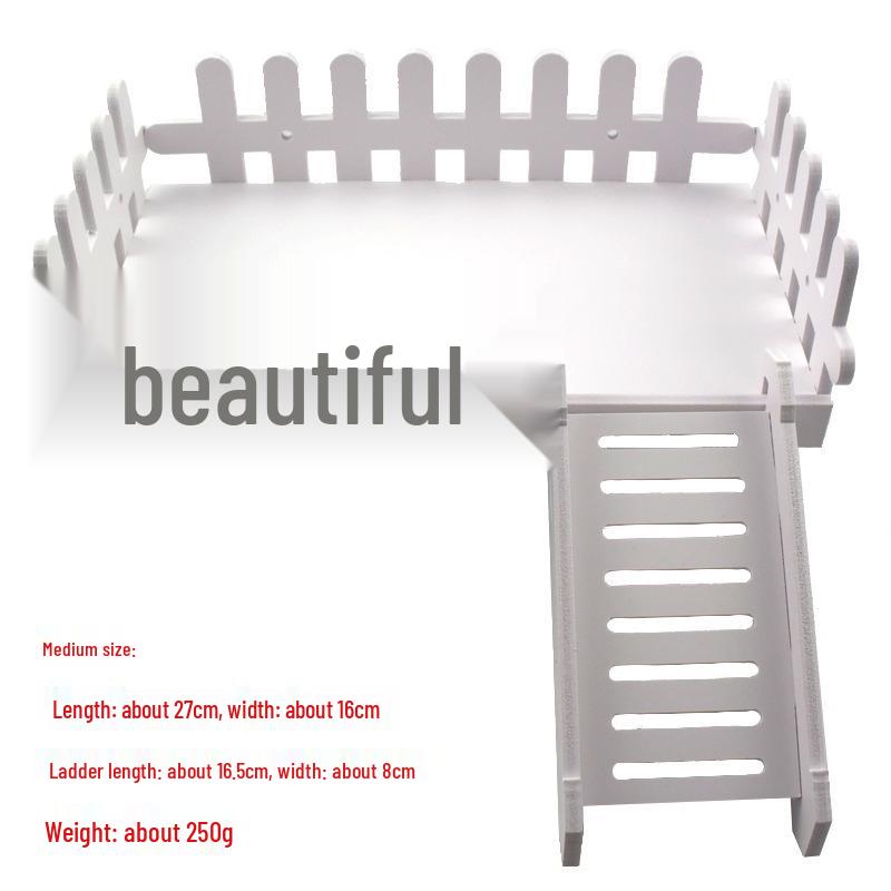 Golden Hamster Wire Cage with Toys & Nest - 4 Seasons Villa for Beginners