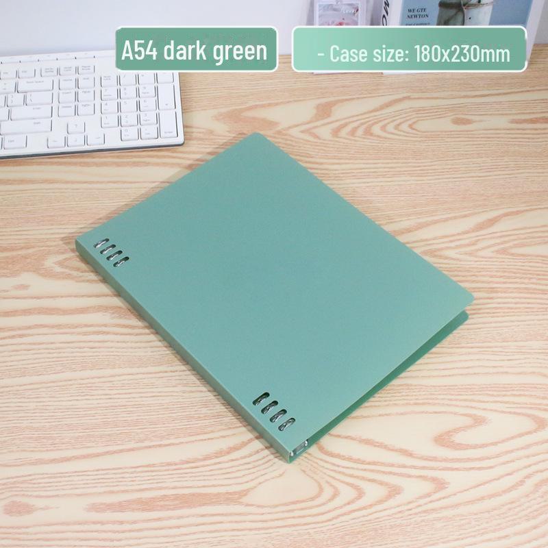 New Gradient B5 Loose-Leaf Notebook with Smooth Pull-Out Cover