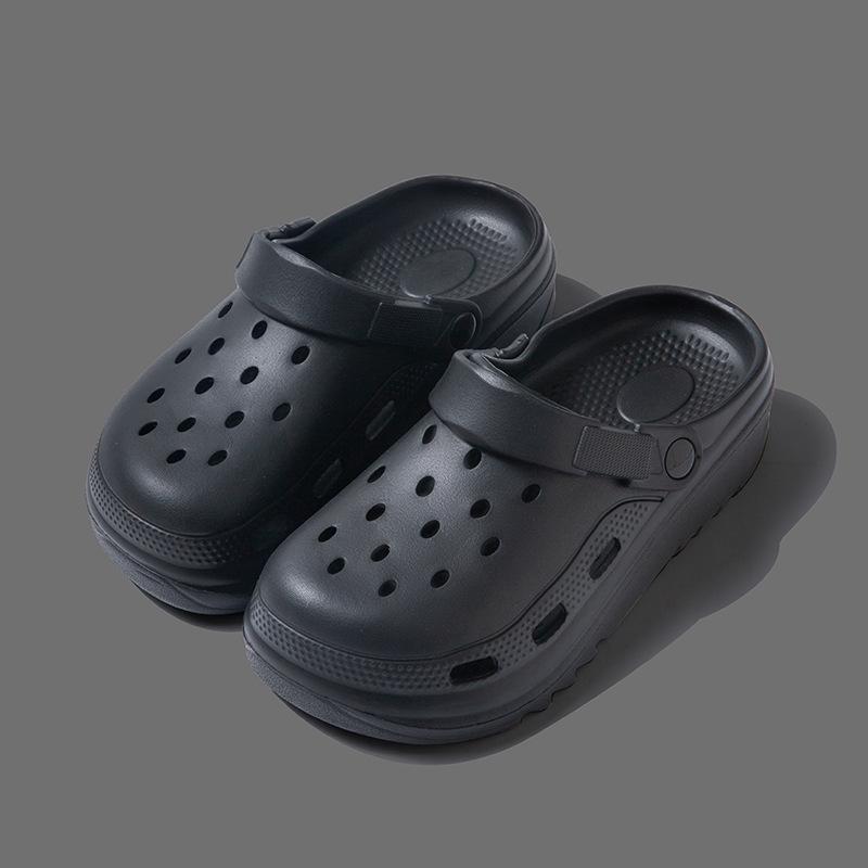 

Крутые тапочки женские летние для улицы, обувь с отверстиями, нескользящие и не вызывающие запаха ног, для ванной, дома, для домашнего использования в помещении 40-41 [Suitable for usual sizes 39-40]