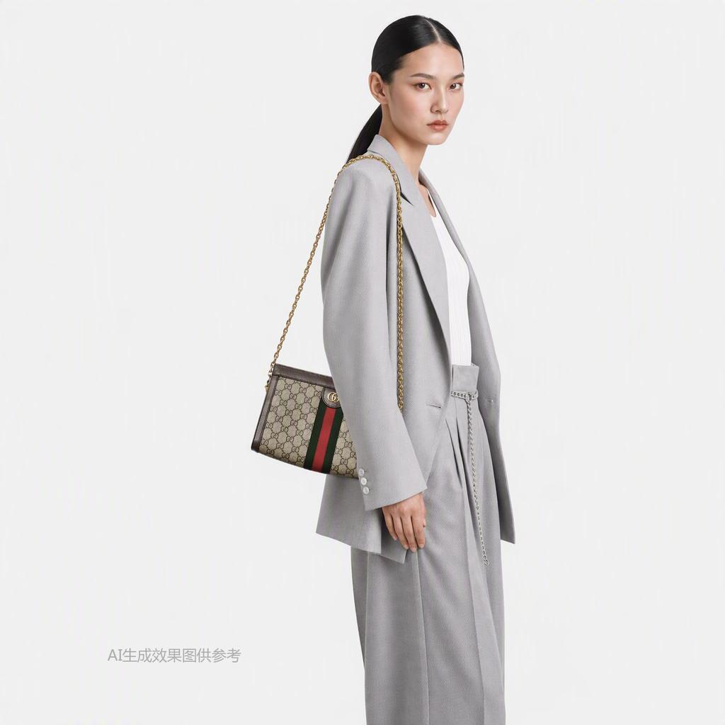 [Pre-Owned] Gucci Ophidia Small Shoulder Bag 'GG Supreme' - Very Good #8P6OLY