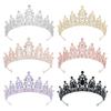 European Crystal Crown Bridal Headband Hair Accessories
