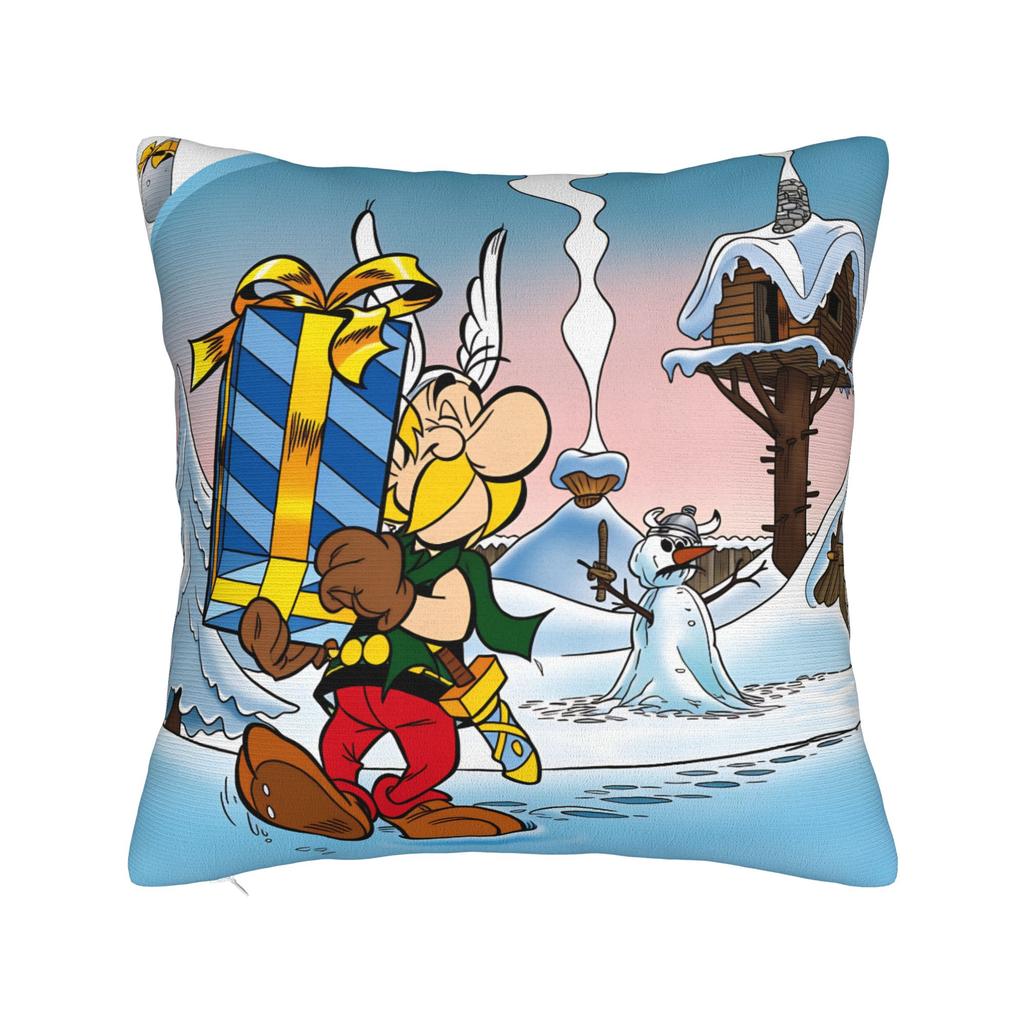 Pillow Cover A-Asterix E-Et Obelix Manga Fashion Pillow Case For Living Room Sofa Pillowcases