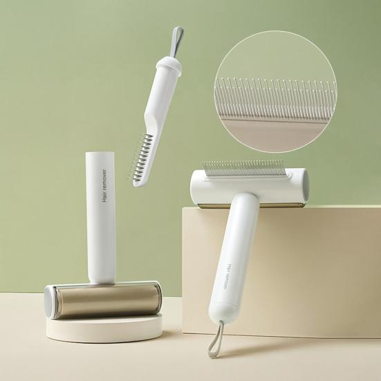 3-In-1 Multi-functional Pet Grooming Brush Dog Cat Hair Remover Roller Hair Detangling Comb Deshedding Dematting Tools Pet Supplies