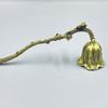 Vintage Candle Snuffer with Long Handle, Classic Brass Candle Extinguisher Tool, Elegant Fire Safety Accessory for Home Decor