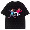 Lustiges Cartoon Comedy Bertie Tuca T-Shirt Lässiges Rundhals Kurzarm Übergröße Grafik-T-Shirts Junge Kinder Streetwear Kleidung