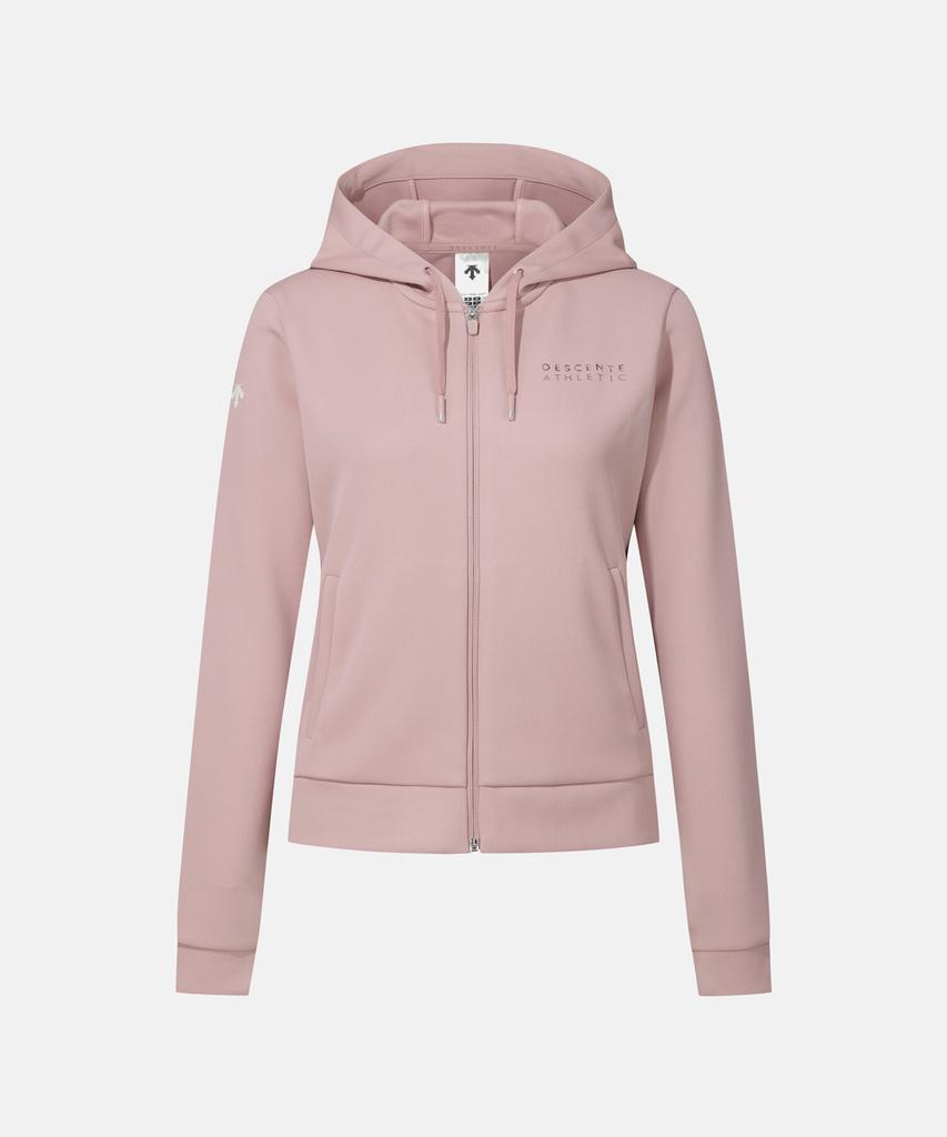 Descente Women'S Soft Training Hooded Zip-Up Jacket Deep Pink Sr122Pft12