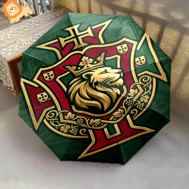 Royal Emblem Nautical Pride Folding umbrella Suitable for all seasons Suitable for all seasons Gift Three folds printing
