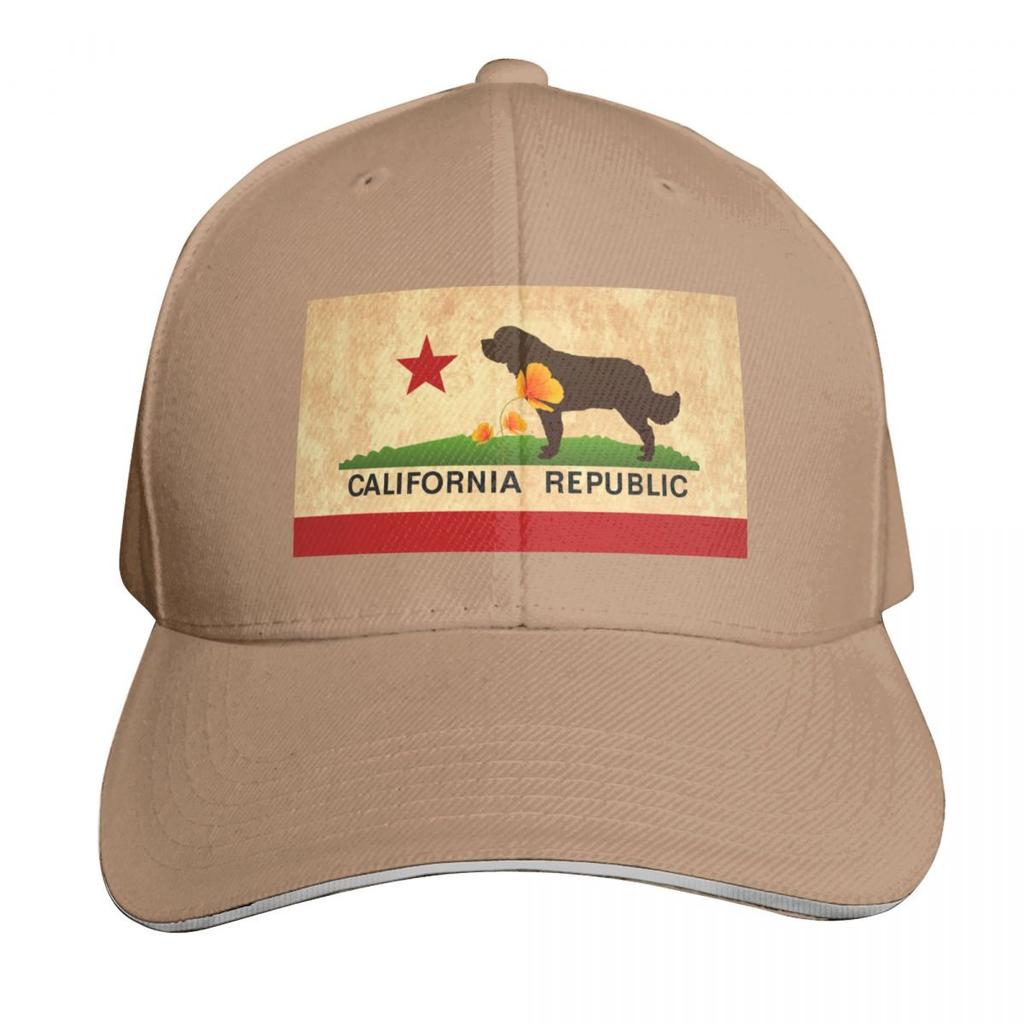 California Flag Face Mask Baseball Cap Golf sun hat hiking hat tactical cap Ladies Unisexs