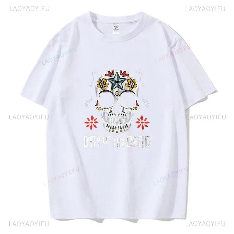 Mexický Den mrtvých ''DÍA DE LOS MUERTOS'' Tištěné tričko Pánské grafické tričko Ležérní pohodlná trička na léto Dámské oblečení