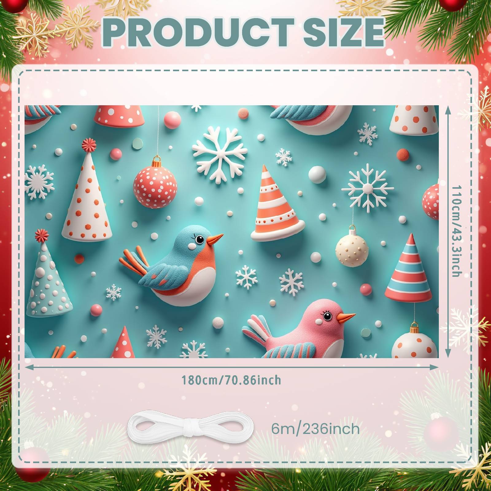 Сезонный фон Вечеринка Шляпа Рождественский Баннер Зимний фон Снежинка Праздничный фон для Праздничного мероприятия Рождественская вечеринка Дом