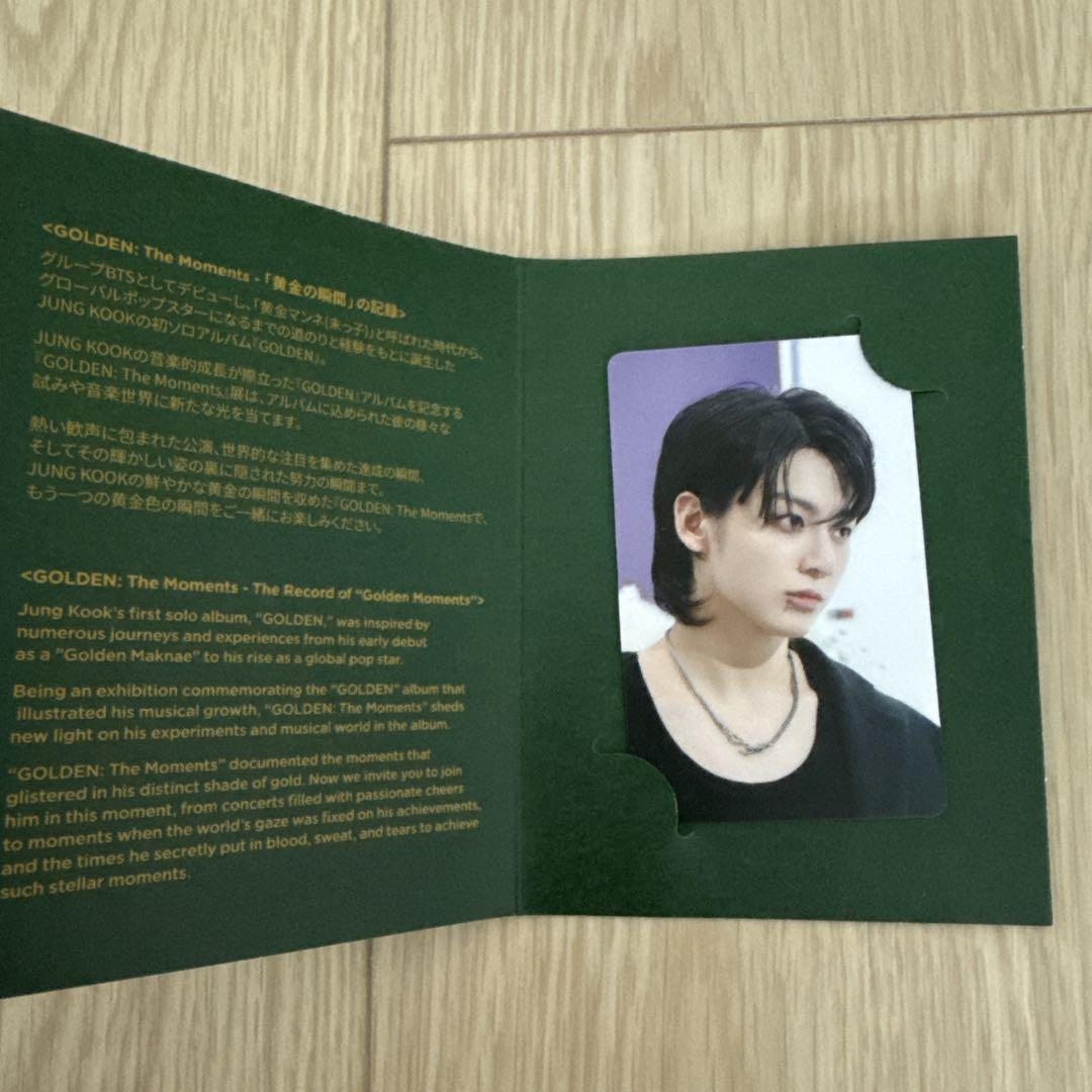 

[Б/У] BTS Чонгук JUNGKOOK GOLDEN Выставка Случайная торговая карта