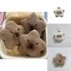 Cute Fluffy Keychain Bag Charm With Adorable Capybara And Fuzzy Fur 7cm Size