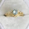 Rose Gold Zircon Ring, Wedding Dress, Oval Zircon, Simple Jewelry, Ladies' Temperament, Elegant And Exquisite Style