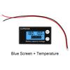Battery Capacity level Indicator DC 8V-100V Lead Acid Lithium LiFePO4 Voltmeter Voltage Gauge 12V 24V 48V 72V for Alam