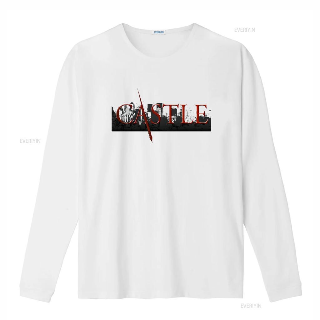 Castle Tv Series Show Detective Cool T Shirt vintage Washed Stylish homme streetwear Breathable Slightly Soft Versatile