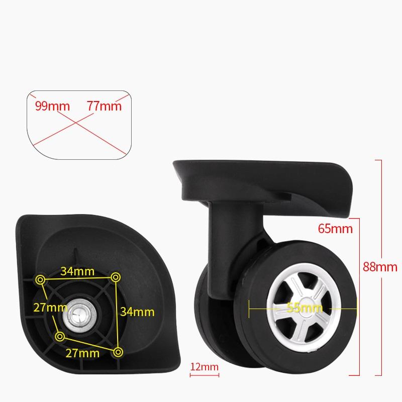 Trolley Case Luggage Wheel Accessories Wheel Repair Code Suitcase Pulley Suitcase Luggage Accessories Universal Wheel