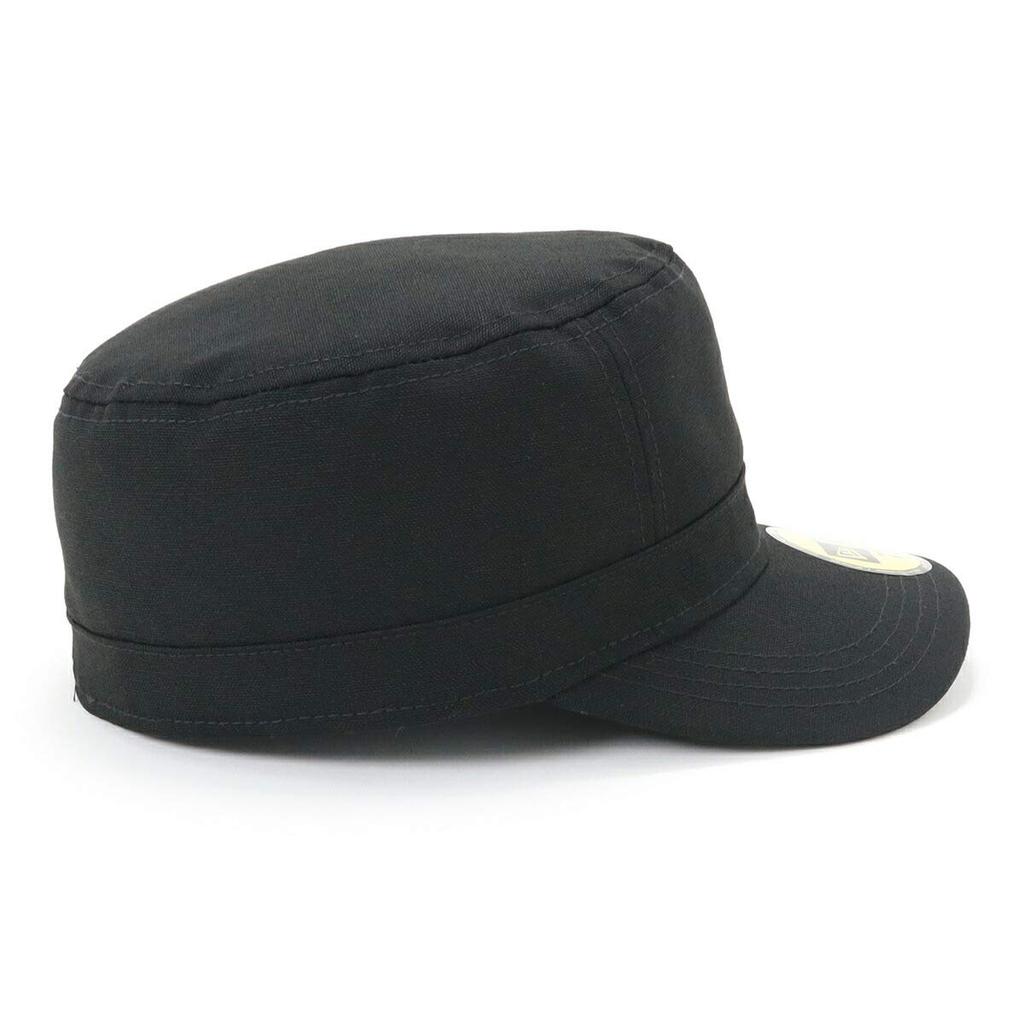 [New Era] Military Work Cap Hat Black/Strawberry 7 WM-01 DUCK BLK/STR 23J