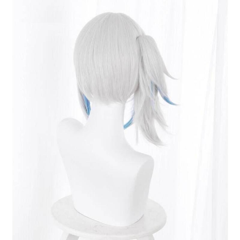 Anime 35cm paruka Hololive Gawr Gura Cosplay Paruka Hololive Cosplay Gawr Gura CatShark Paruka culík Syntetické vlasy odolné vůči teplu